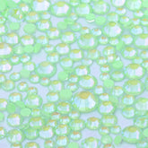 Mixed Sizes Neon Mint Mambo AB Glass Flat Back Rhinestones For Nail Art WholesaleRhinestone